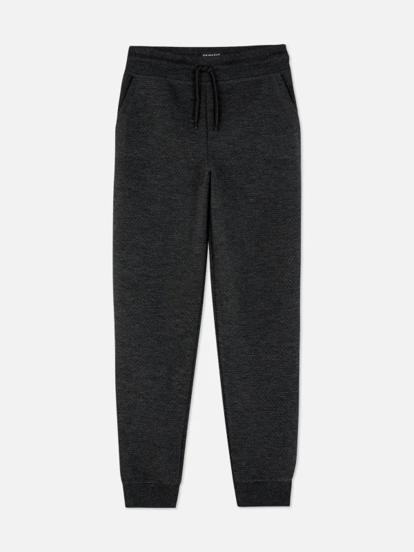 Primark Textured Joggers Charcoal New