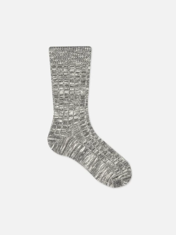 Primark The Stronghold Knit Crew Socks Charcoal Discount
