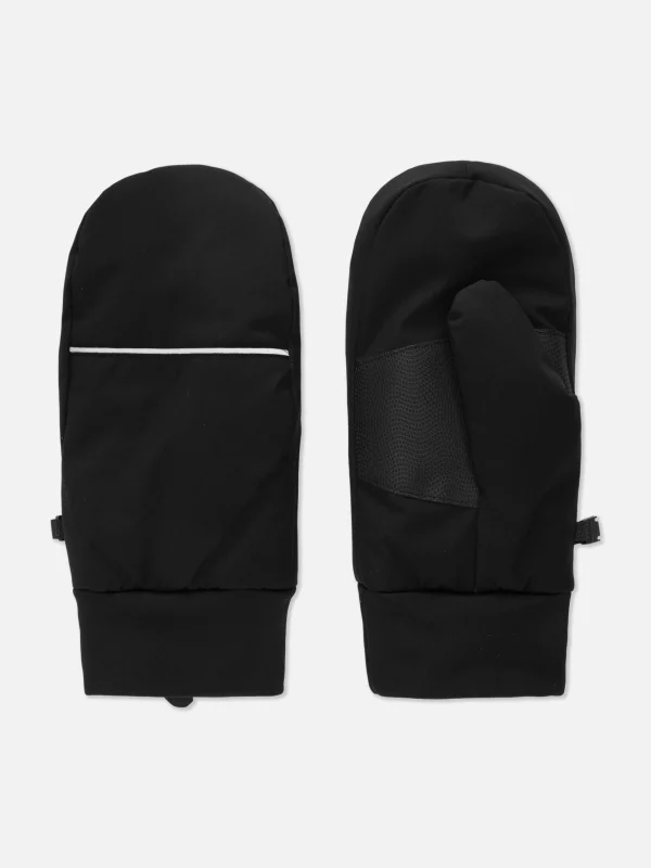 Primark Thick Tech Mittens Black Flash Sale