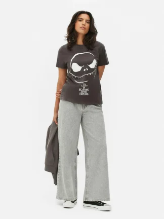 Primark Tim Burton’s The Nightmare Before Christmas T-Shirt Charcoal Outlet