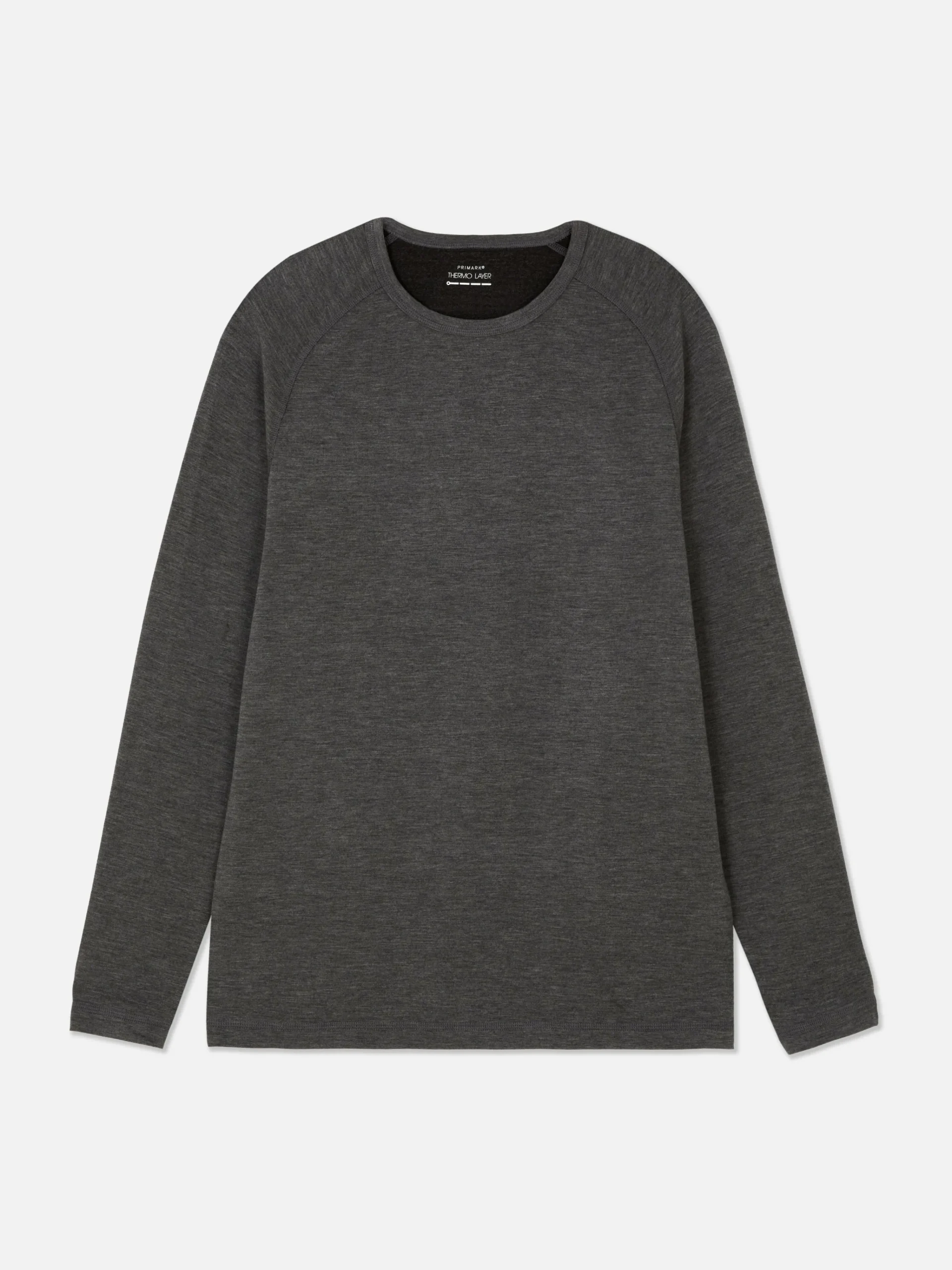 Primark Ultrawarm Thermal Long Sleeve Top Charcoal Cheap