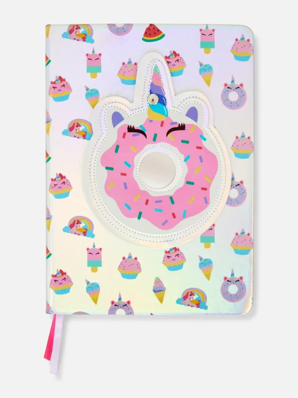 Primark Unicorn Mirror Notebook Light Blue Cheap