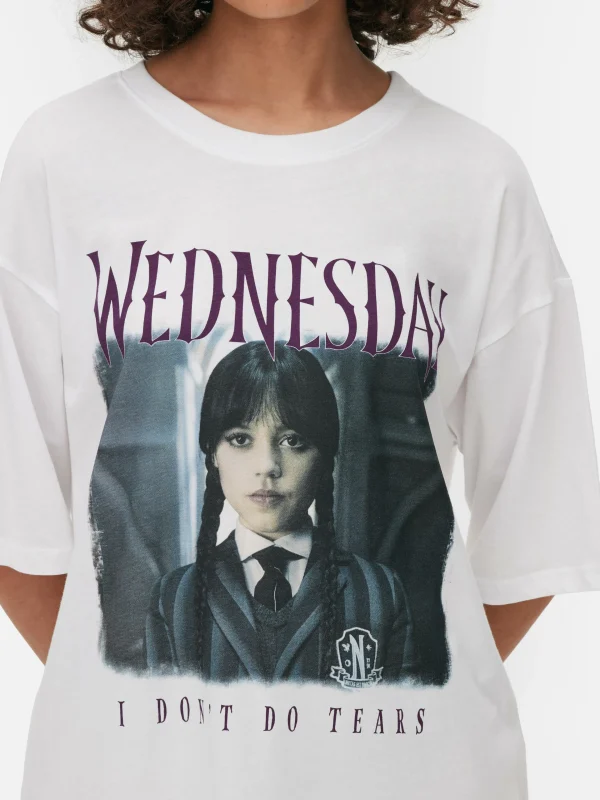 Primark Wednesday Oversized Night Shirt White Best