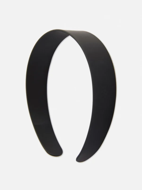 Primark Wide Resin Headband Black Best Sale