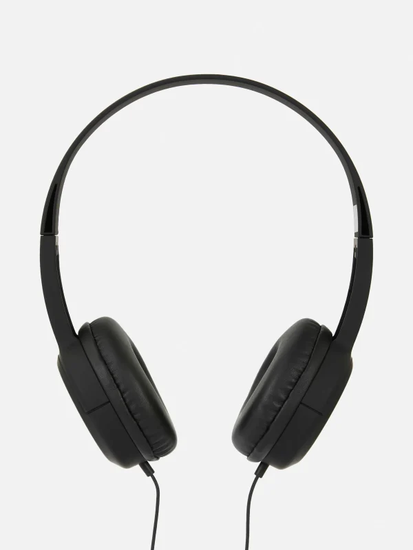 Primark Wired Headphones With Mic Black Cheap
