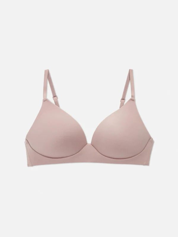 Primark Wireless Padded Lounge Bra Mocha Discount