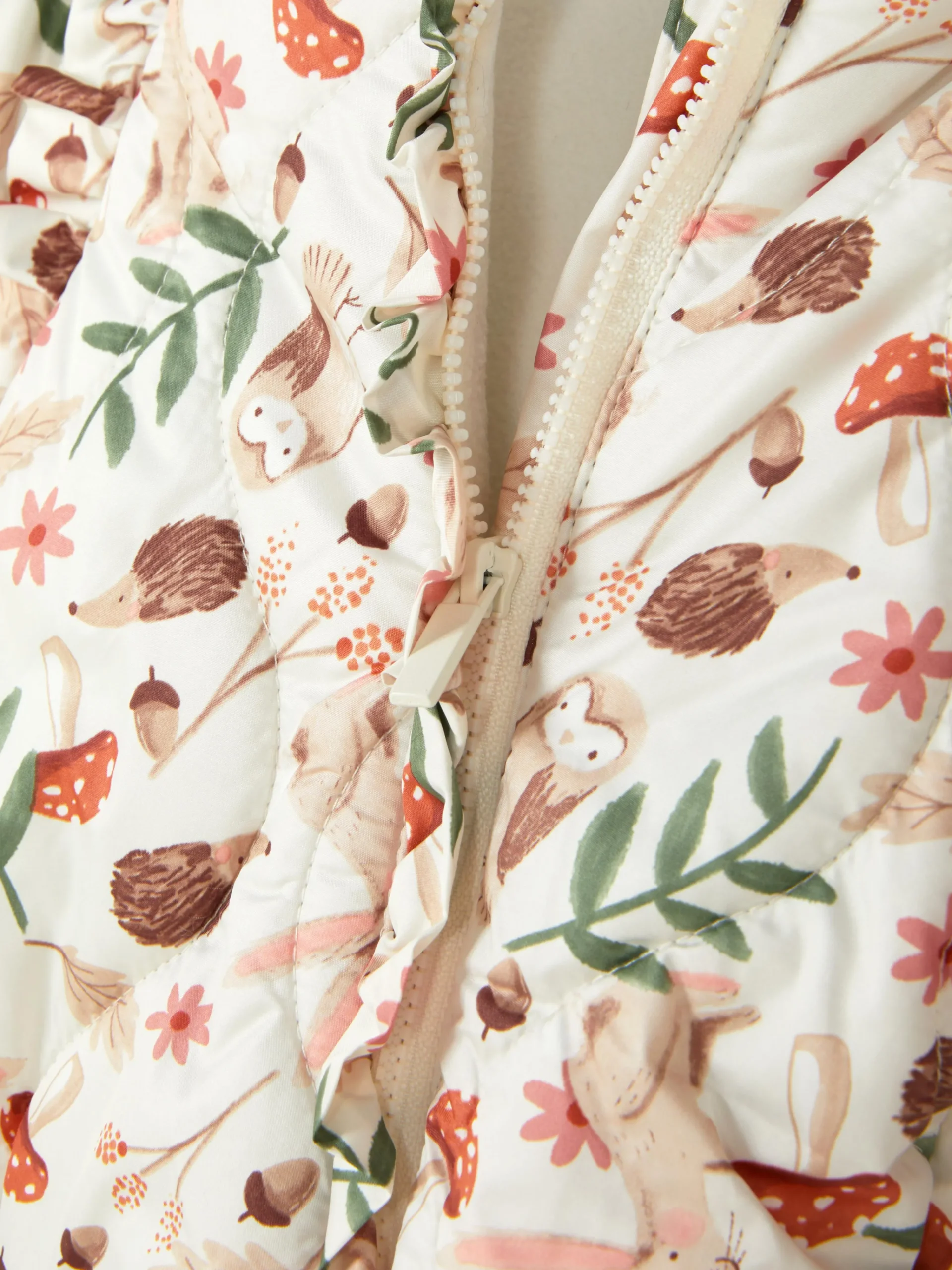 Primark Woodland Print Stroller Suit Ivory Online