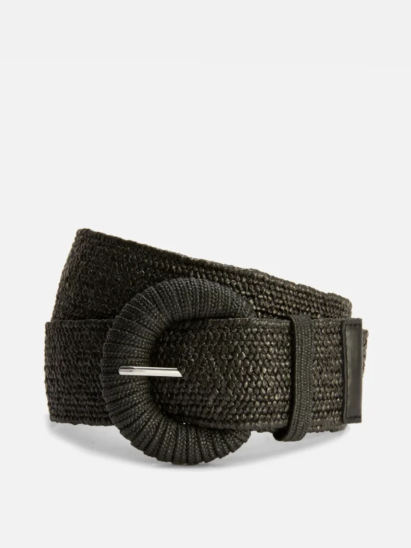 Primark Woven Belt Black Fashion