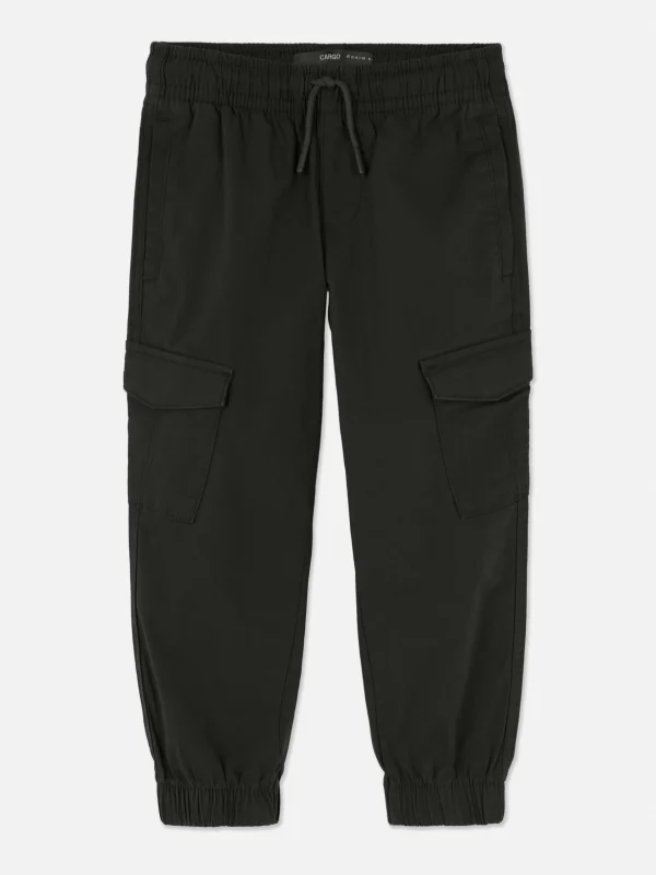 Primark Younger Boy Cargo Pants Black Store