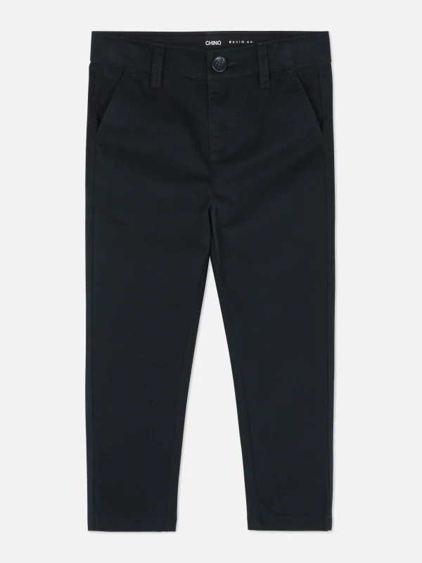 Primark Younger Boy Chino Pants Navy Cheap