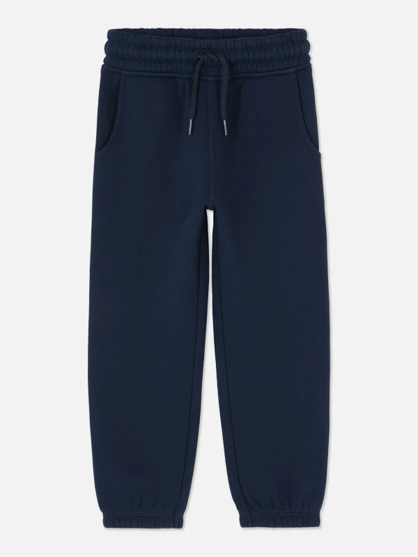 Primark Younger Boy Drawstring Cuffed Joggers Navy Clearance