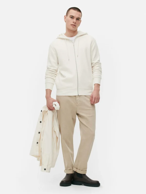 Primark Zip Hoodie Ivory Best