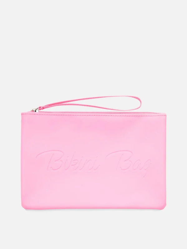 Primark Zip-Up Bikini Bag Pink Cheap