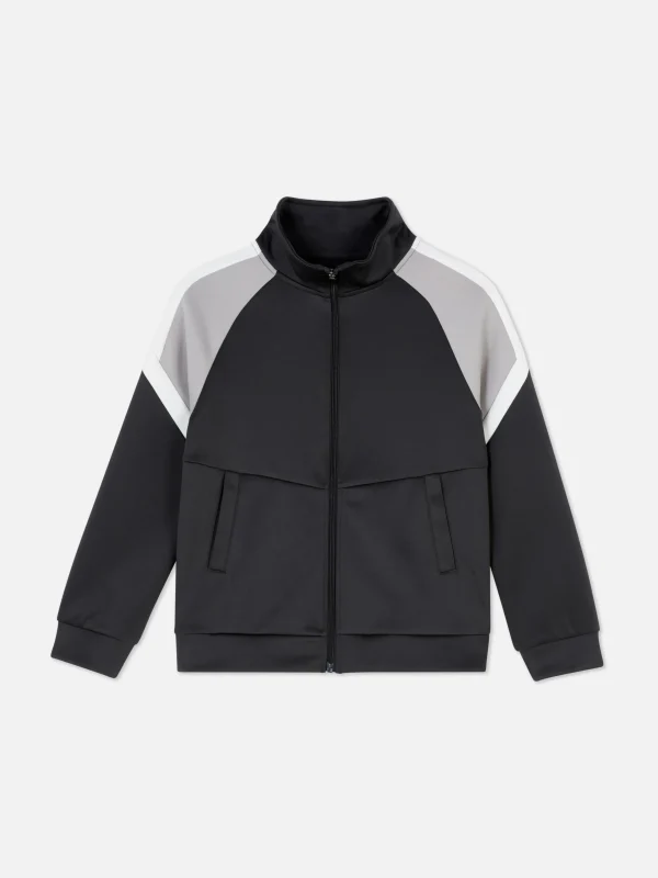 Primark Zip-Up Track Jacket Charcoal Best