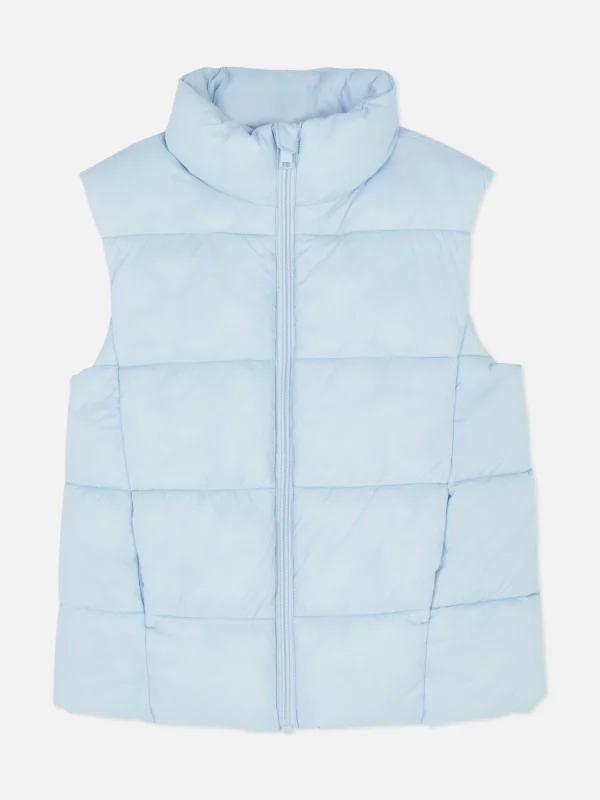 Primark Zip-Up Vest Blue Flash Sale